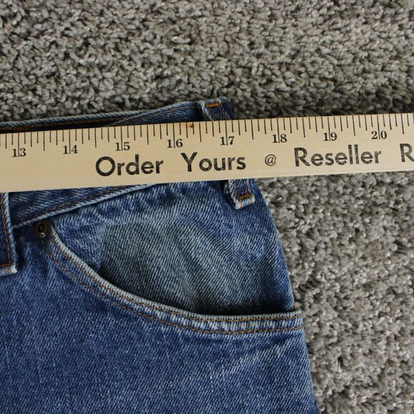 Dickies Jeans Mens 36x36 Blue Regular Straight Fit 5-Pocket Denim Actual 34x34 - Picture 3 of 9